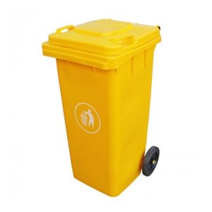 Contenedor Basura 120 Litros Amarillo