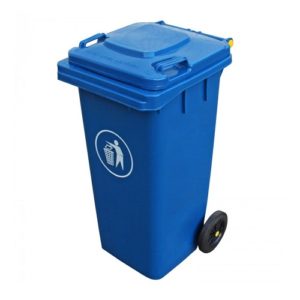 Contenedor Basura 120 Litros Azul