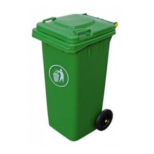 Contenedor Basura 120 Litros Verde