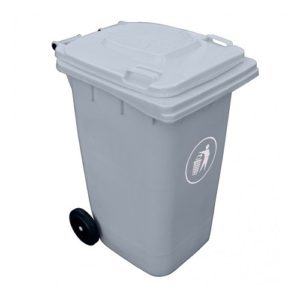Contenedor Basura 240 Litros Gris