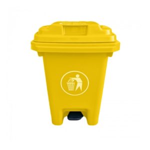 Contenedor Basura 50 Litros Amarillo