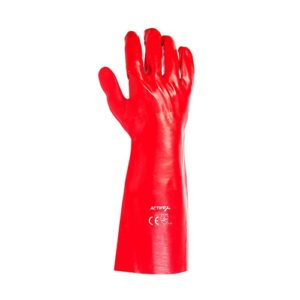 Guante PVC Rojo 14-35 Cms Activex