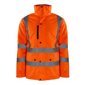 Parka Impermeable Naranja Flúor Activex