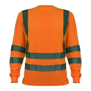 Polera Polo Dry Fit Naranja Flúor Activex