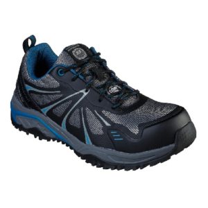 Zapatilla de Seguridad Skechers Azbar Negra/Azul