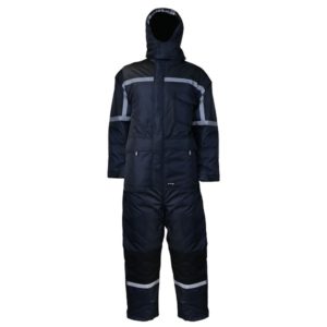Buzo Térmico Azul/Negro Forro Franela Activex